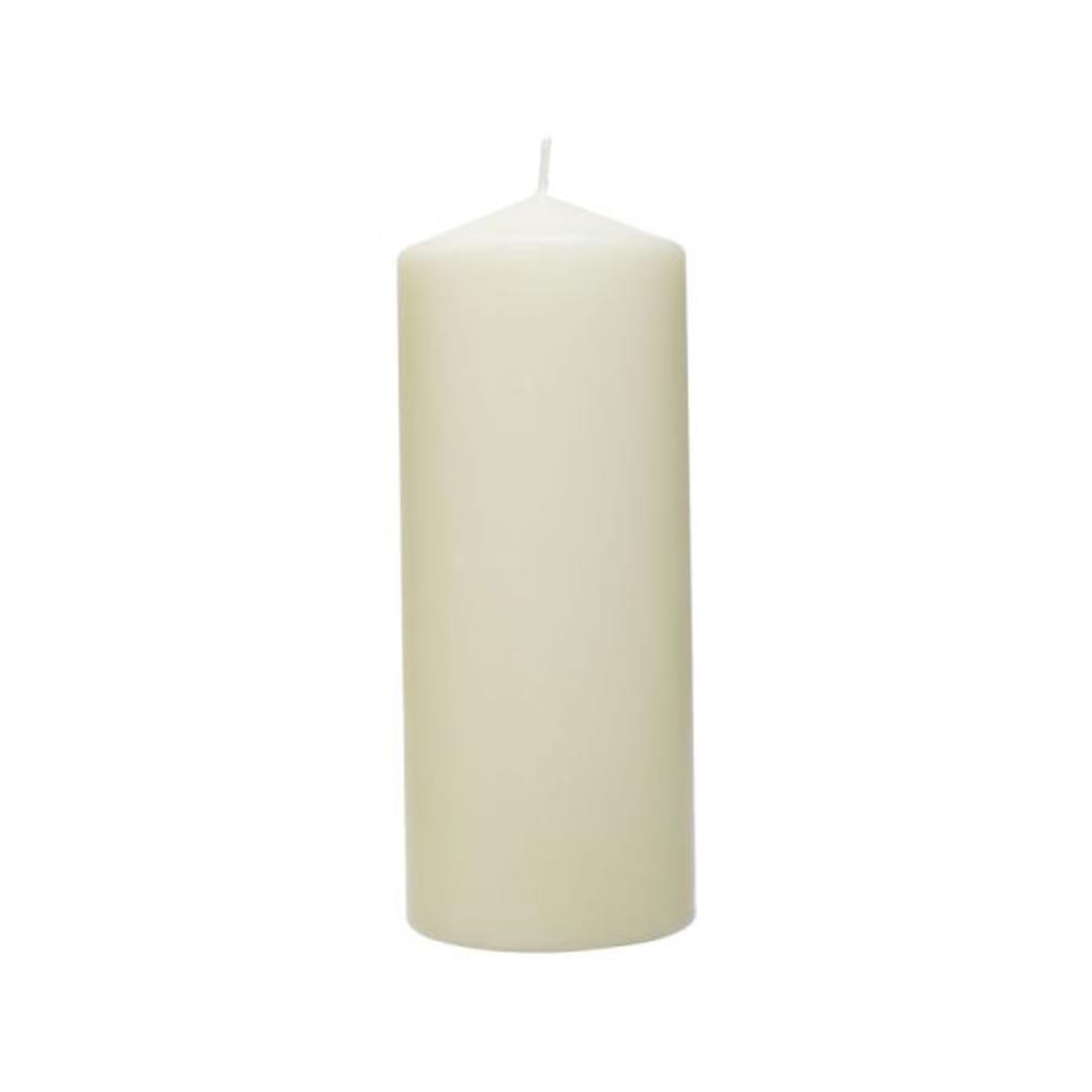 Price's Ivory Pillar Candle 20cm x 8cm Extra Image 1